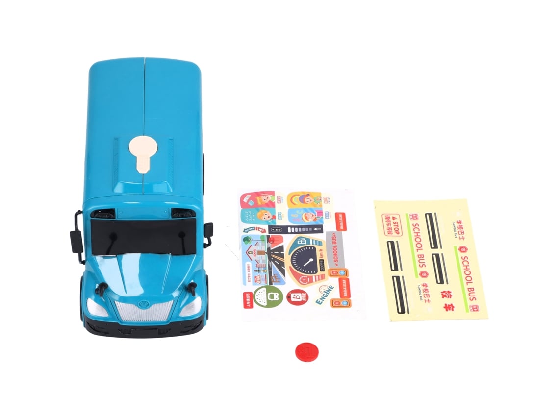Rebe-autobús Juguete Multifuncional Con Sonido Y Luz Para Niños, Juguete Escolar Musical Para Bebés Niños Y Niñas
