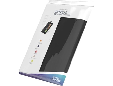 Portafolio de Cartas ULTIMATE GUARD Zipfolio 360 Xenoskin Black (Edad Mínima: 6 Años)