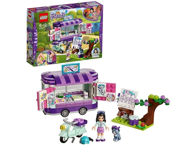 LEGO Friends: Stand de arte de Emma - 41332 (Edad Mínima: 6 - 210 Piezas)