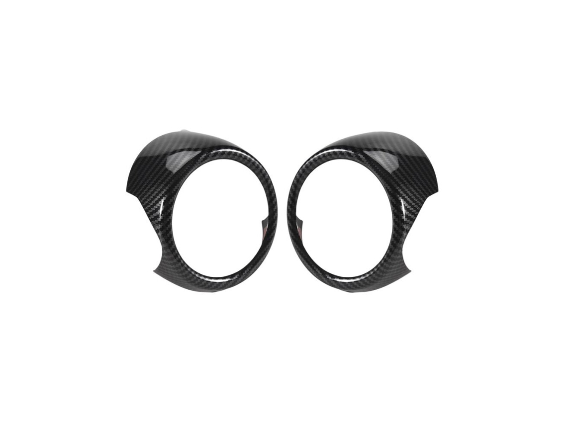 Embellecedor De La Manija De La Puerta Del Automóvil Para Cooper 3dr F56, Estilo Fibra De Carbono.
