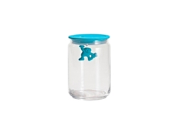 Tarro con Tapa HermÃ©tica Azul 900Ml - Gianni A Little Man Holding On Tight A DI ALESSI