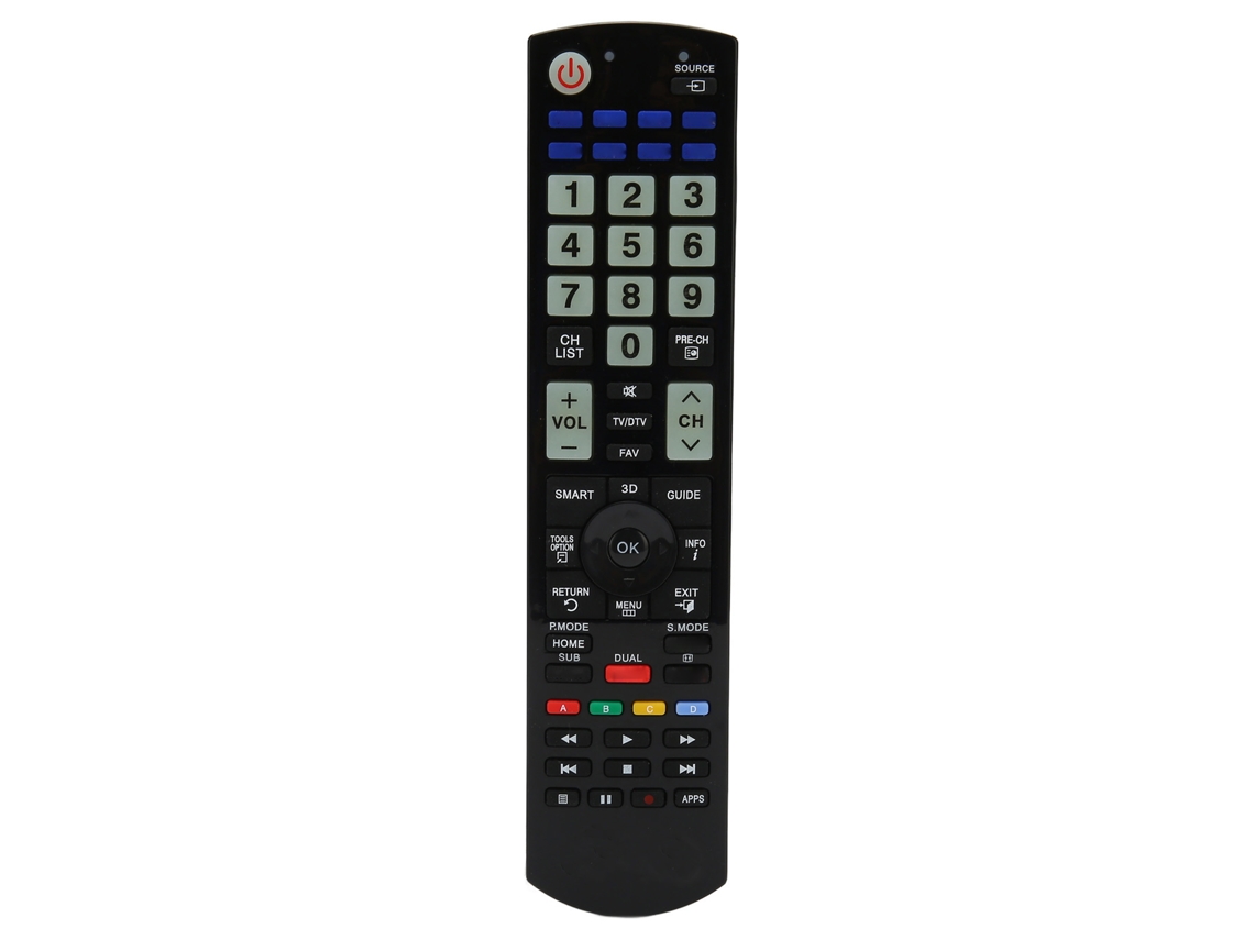 Mando A Distancia Universal Para Tv Con Diseño Ergonómico, Botones Sensibles Y Amplio Alcance De Transmisión.