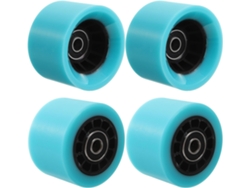 Ruedas De Patines De Doble Fila De 90 Mm, Repuestos Resistentes Para Patines De Ruedas En Superficies Exteriores.