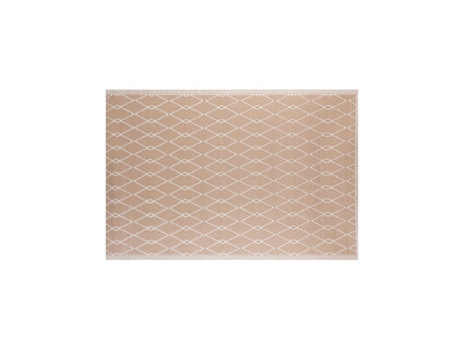 Alfombra de Exterior BIGBUY HOME (140.00 x 200.00 x 0.50 cm - Polipropileno - Beige)