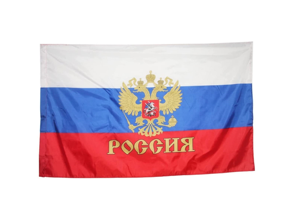 Bandera Nacional De Rusia, 90x150cm, Tela De Poliéster Para Decoración Del Hogar, Oficina Y Festivales.