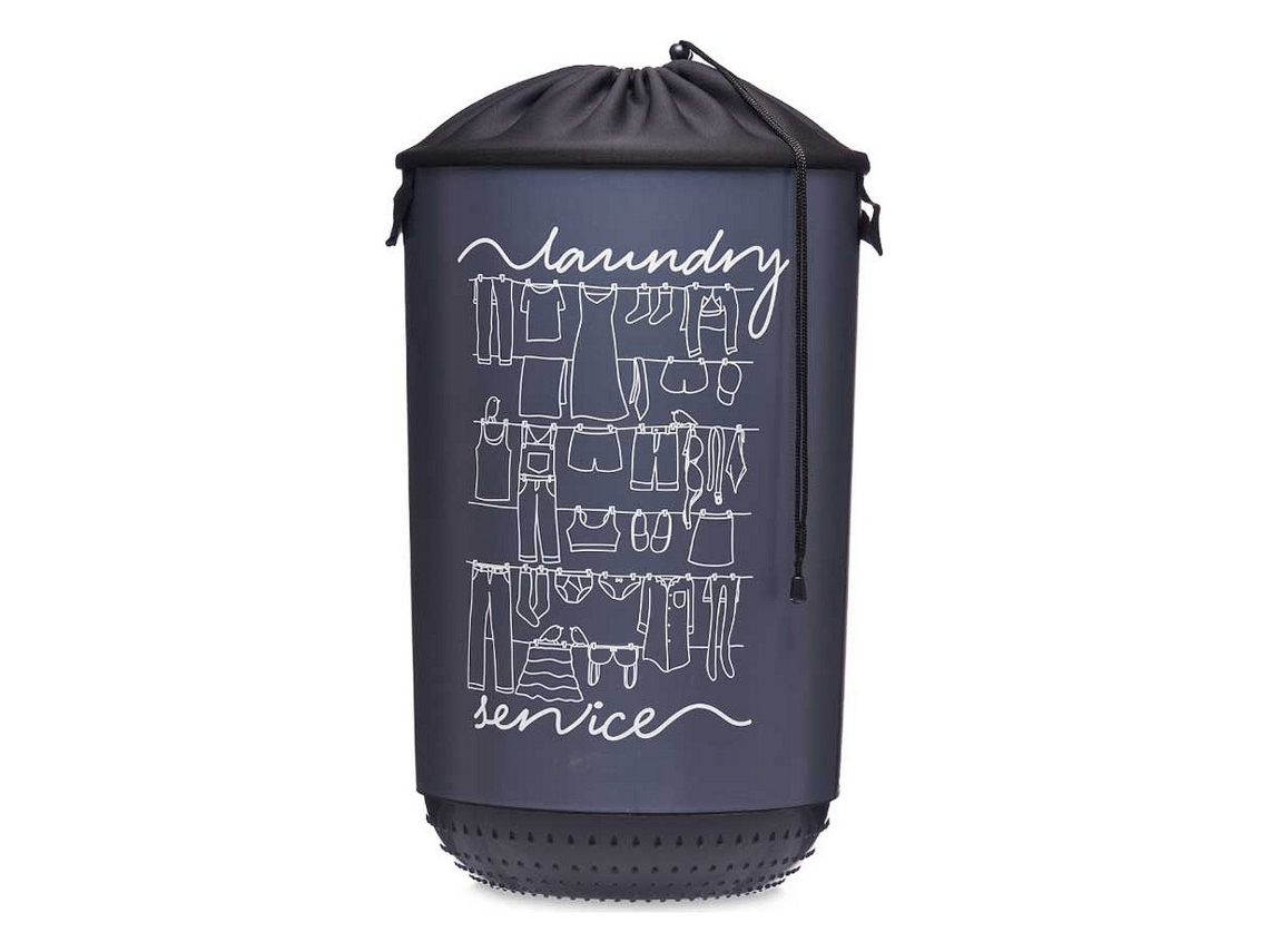 Cesto para Ropa Sucia KIPIT Laundry Tecido Plástico 40 L 34 X 52,5 X 34 Cm