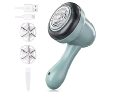 Afeitadora eléctrica de telas Rosewell USB con 2 cuchillas de acero inoxidable para ropa