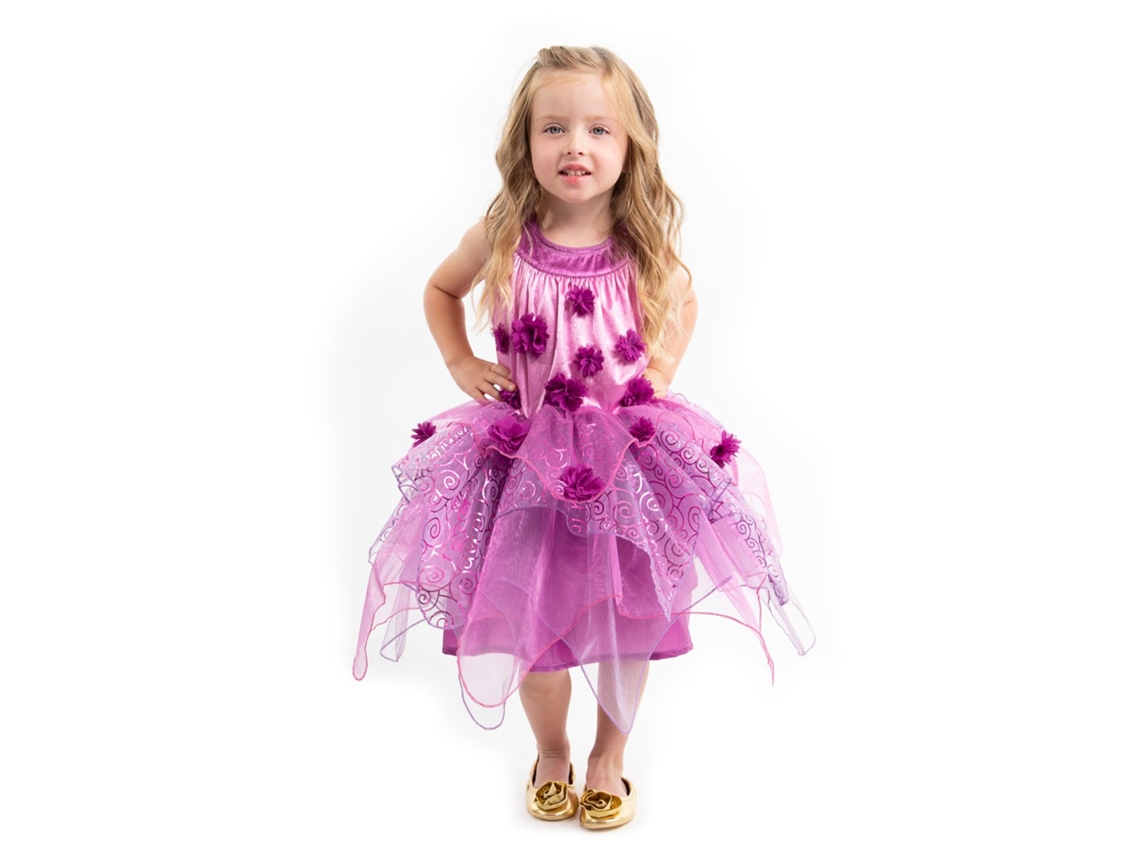 Disfraz de hada morada de Pequeñas Aventuras para niñas de 5 a 7 años - Vestido de cuento de hadas