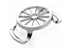 Cortador De Manzanas De Acero Inoxidable 304 Con 12 Cuchillas Y Función Para Descorazonar Frutas De Tamaño Mediano.