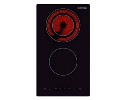 Placa de Vitrocerámica EDESA EVT-3220 R/B (Eléctrica - 36 cm - Negro)