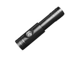Linterna de buceo recargable Yunzii WD12 de 1050 lúmenes, alcance submarino de 100 m, color negro