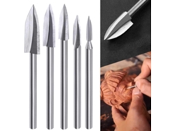Juego de brocas para madera, 5 piezas, herramienta rotativa