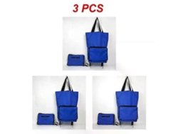 Bolsa de compras plegable, carrito con ruedas, organizador de verduras, portátil. GOKOCO