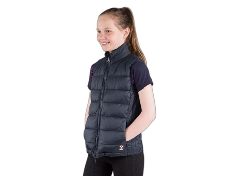 Chaqueta de Niños HORZE Club Ligeramente Acolchada Azul (146 cm/152)