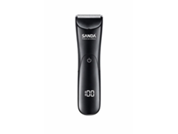 Recortadora eléctrica corporal y facial Sanda SD-5915 negra