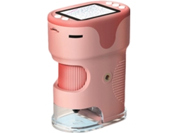 Microscopio De Luz Led, Memoria De 32 Gb, Compacto, Portátil, Para Uso En Aula Y En Campo.