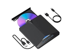 Grabadora y grabadora de CD externa DVD-RW USB 3.0 tipo C, unidad óptica externa para PC y portátil Digitallab
