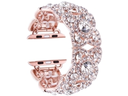 Lujosa Correa De Pulsera Estilo Brazalete Con Incrustaciones De Diamantes Para Apple Watch, Ultradelgada, De 49 Mm, Compatible Con Iwa
