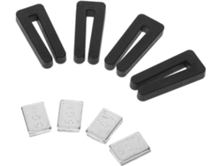 1 Juego De Kit De Equilibrado Para Ventilador De Techo Con Clips De Peso Para Equilibrar Las Aspas.