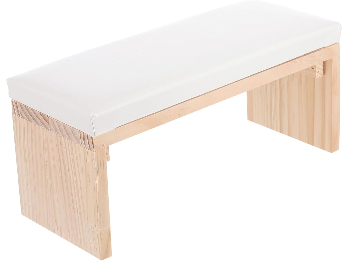 Cuellossin De Poignet Bois Massif Para Manucure Oreiller Main Confortable Y Stable Soporte Ergonomi...