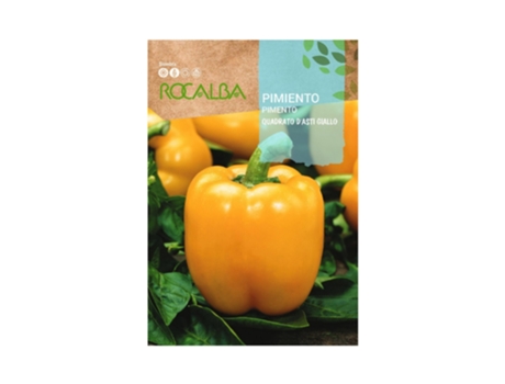 ROCALBA Pimenta Quadrato D'Asti Giallo 1G Pacote 5 Envelopes
