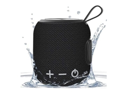 Altavoz Bluetooth, altavoz portátil Bluetooth, mini altavoz inalámbrico Bluetooth 5.0 de emparejamiento dual, negro Yizhood