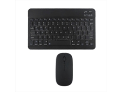 Teclado inalámbrico Bluetooth para tableta, teclado y ratón en inglés, kit de miniteclado en inglés Everley891
