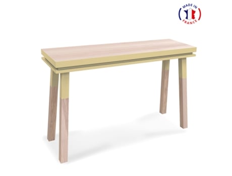 Consola Rectangular MON PETIT MEUBLE FRANÇAIS (Rojo de Pluduno - Madera - 140 x 90 x 45 cm)