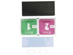 Disipador De Calor De Aluminio Negro Con Almohadilla De Grasa Y Anillo De Goma 70x30x21mm M2 2280