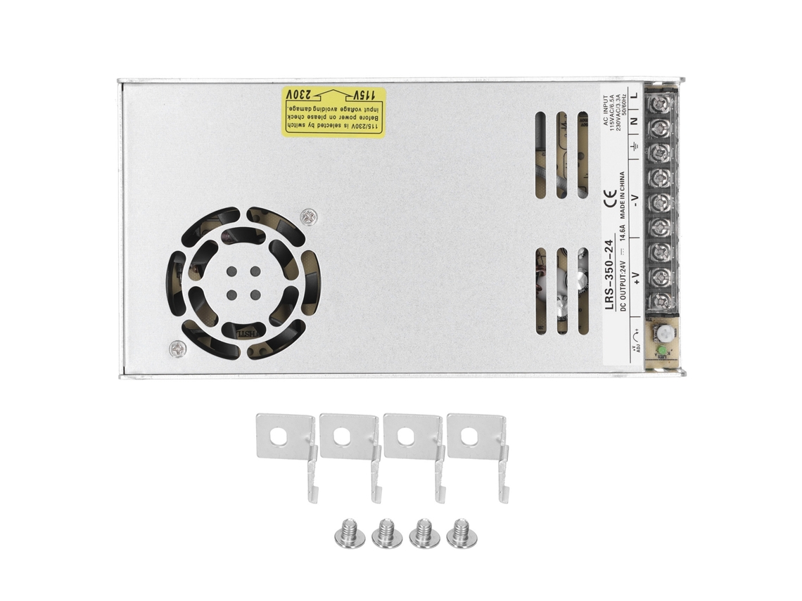 Fuente De Alimentación Conmutada Berm Lrs-350-24 Con Indicador Led Y Protección Contra Sobrecarga.