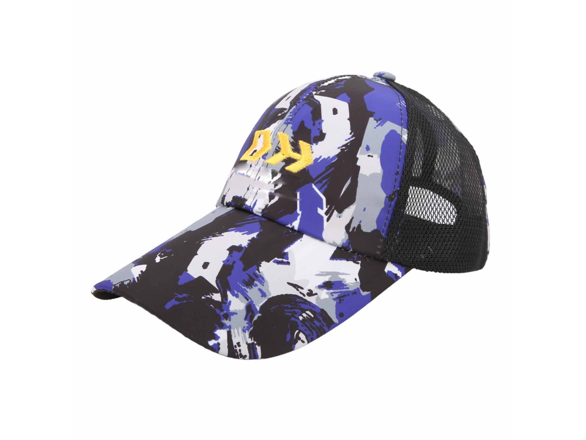 2026rebe-gorra De Pesca Ajustable Transpirable Para Deportes Al Aire Libre, Protector Solar, Camping, Running, Negro Azul