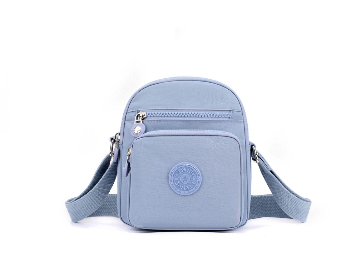 Bolso bandolera elegante (morado taro), bolso de hombro informal de nailon ajustable.