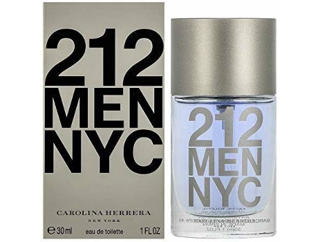 Perfume CAROLINA HERRERA 212 Men 30ml 1fl.oz (Eau de toilette)