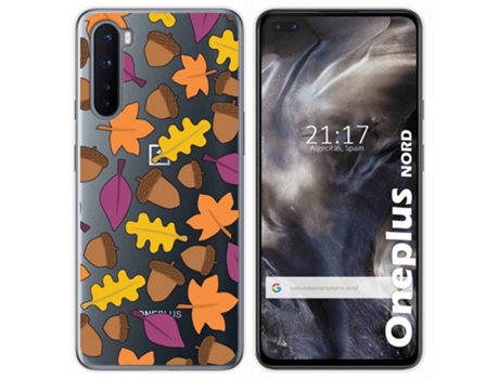 Carcasa OnePlus Nord TUMUNDOSMARTPHONE Dibujos Transparente Multicolor