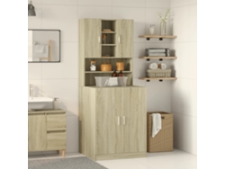 Armarios para Lavadora 2pcs Deriv. Hermosa casa en Sonoma Oak Wood