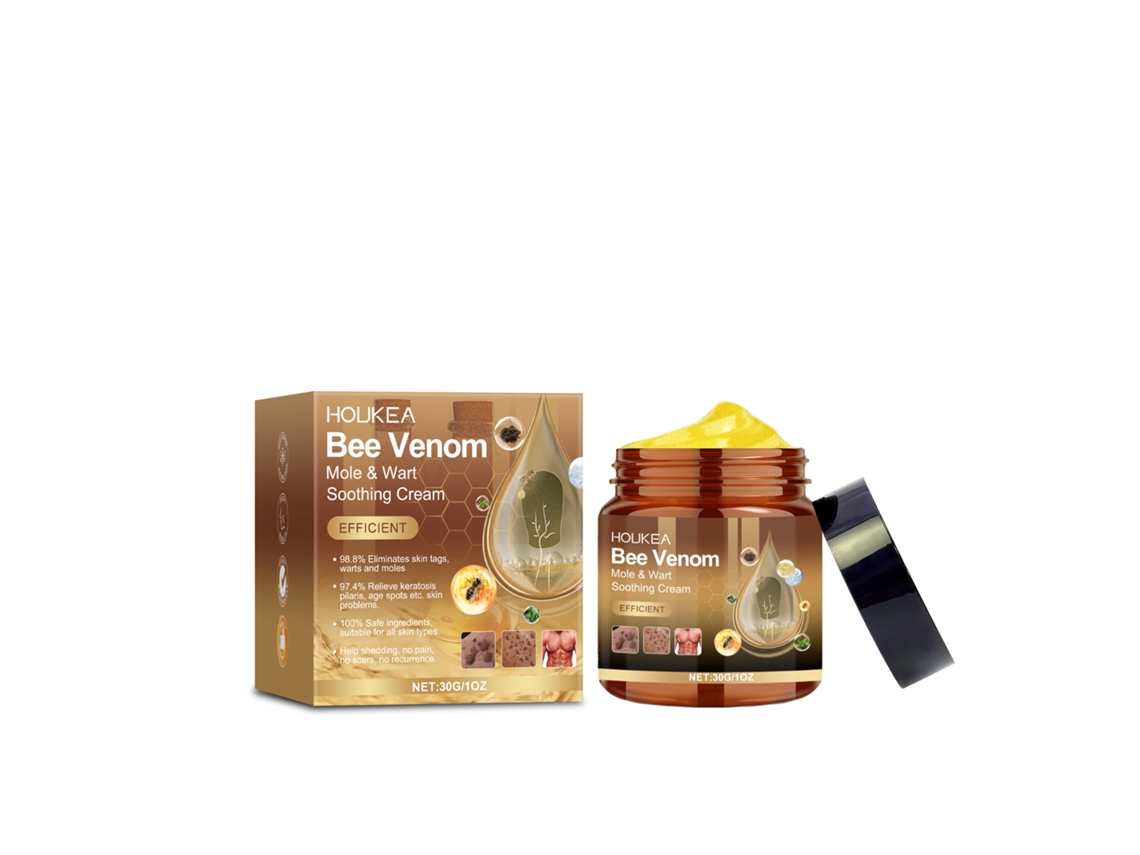 Crema limpiadora eficaz y práctica con veneno de abeja.