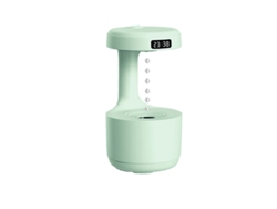 Humidificador purificador de aire antigravedad Digitallab, gran capacidad de 600 ml, para dormitorio y hogar (verde)