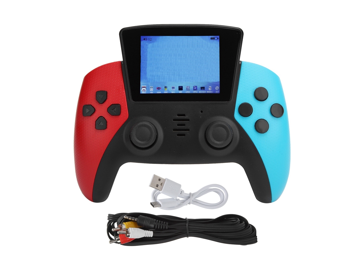 Console De Jogos Portátil Com Tela Colorida De Alta Resolução Controle Handheld Game Player D-6a