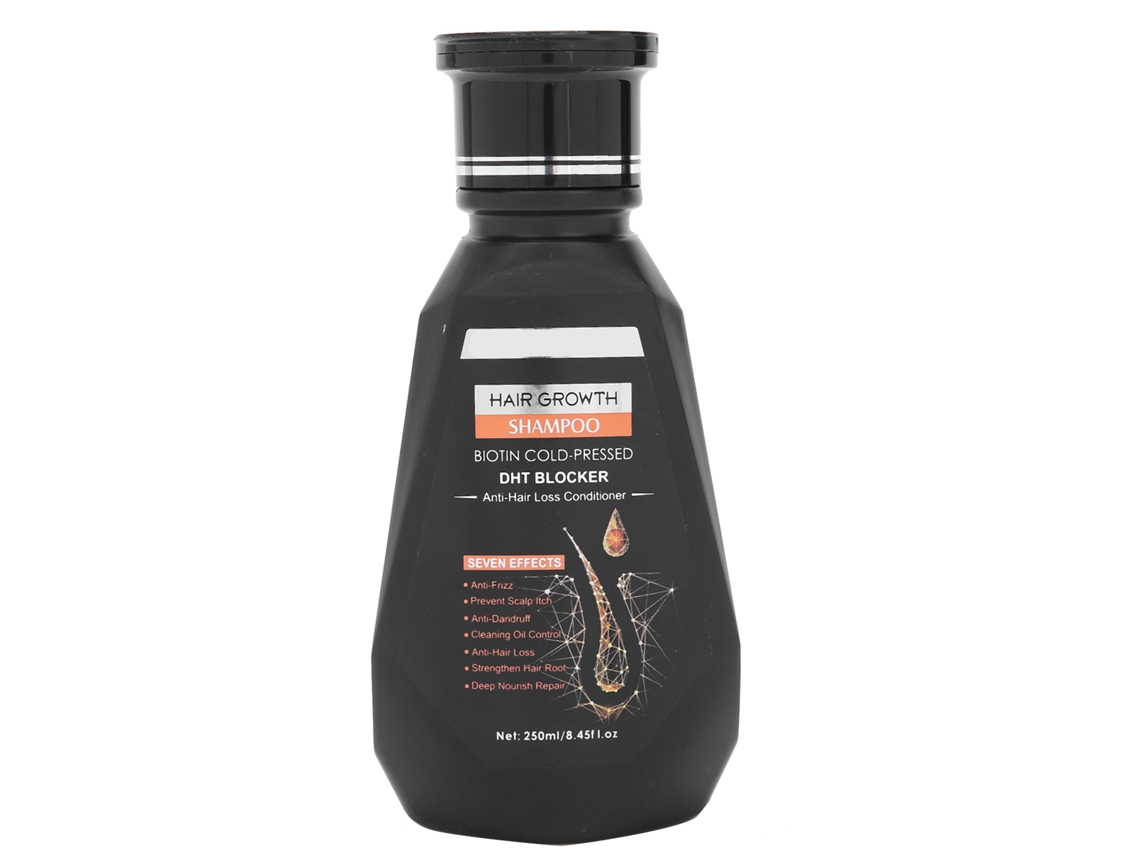 Champú De Jengibre 250ml Anticaída Limpiador Profundo Alisador Capilar Control De Grasa Herbáceo