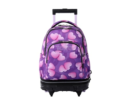 Mochila Escolar Con Ruedas Desmontable Chubby Tiza