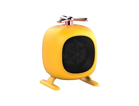 Calefactor Pequeno Forma de Helicóptero KNLLVZN Amarillo