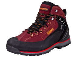 Botas de trekking y senderismo GUGGEN MOUNTAIN PM020 de ante para hombre y mujer (Rojo - 42)