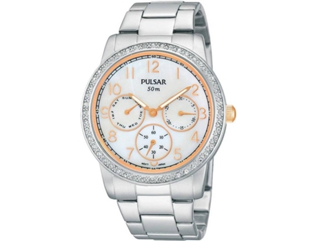 Reloj PULSAR Mujer (Acero Inoxidable - Plateado)