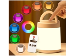 Lámpara de luz nocturna portátil recargable, lámpara de guardería con control remoto y temporizador, lámpara táctil pequeña, luces nocturnas para CHRONUS