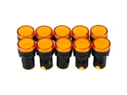 Luz indicadora LED de 24 V, cable de 22 mm