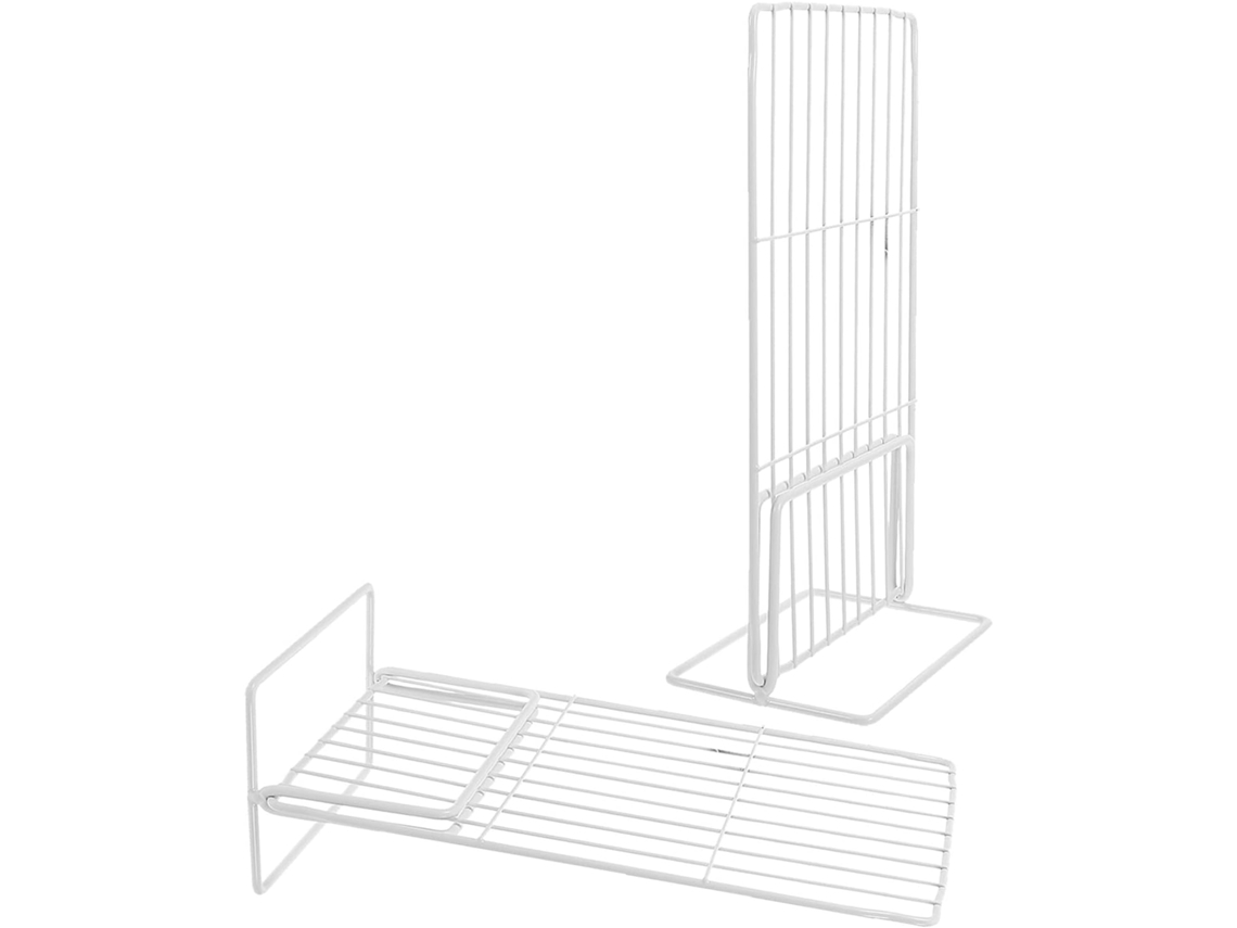 Juego 2 Separadores Almacenamiento Alambre 17x29 Congelador Organizador Resistente Compartimentos Ventilados