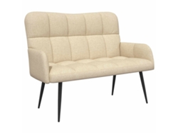 Maison Exclusive - Sofá De 2 Plazas Crema 115 X 61 X 87 Cm Tela