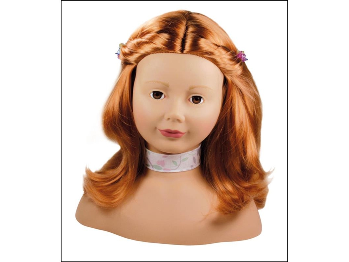 Busto De Maquillaje Y Peluquería De Pelirrojo Götz Puppen