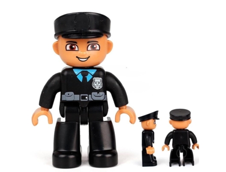 Nuevos Bloques de Construcción Grandes, Ladrillos de Gran Tamaño Policías Bloque X