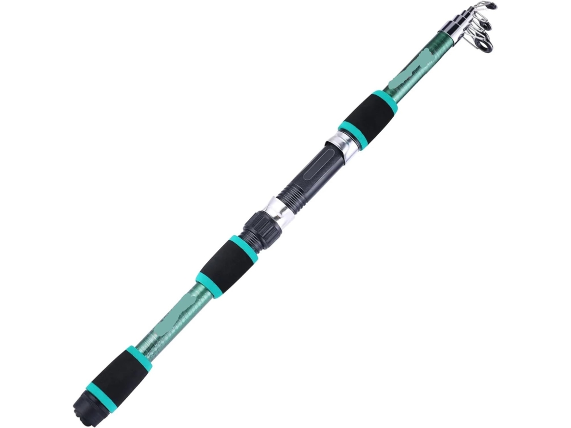 Caña De Pescar Giratoria Carbono Para Trucha Y Carpa, Equipo Telescópico Señuelos., Resistente, Ligero